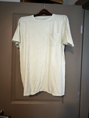 Hanes Men's Light Mint Short-Sleeve Crewneck Pocket Tee